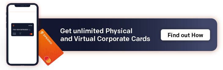 Get unlimited physical and virtual corporate cards with Spenmo