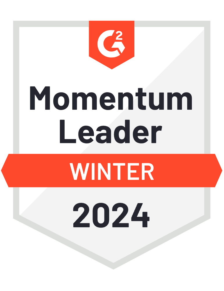 Spenmo Spend Management Momentum Leader Winter G2 Badge